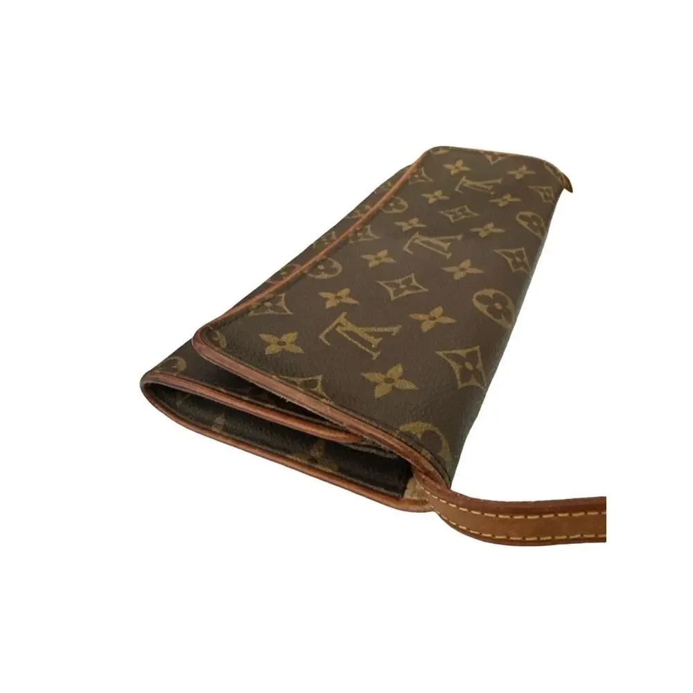 Authentic Louis Vuitton Pochette  Twin GM  Monogram Crossbody Clutch Bag Vintage